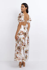 Under Island Trees Maxi Dress Brown