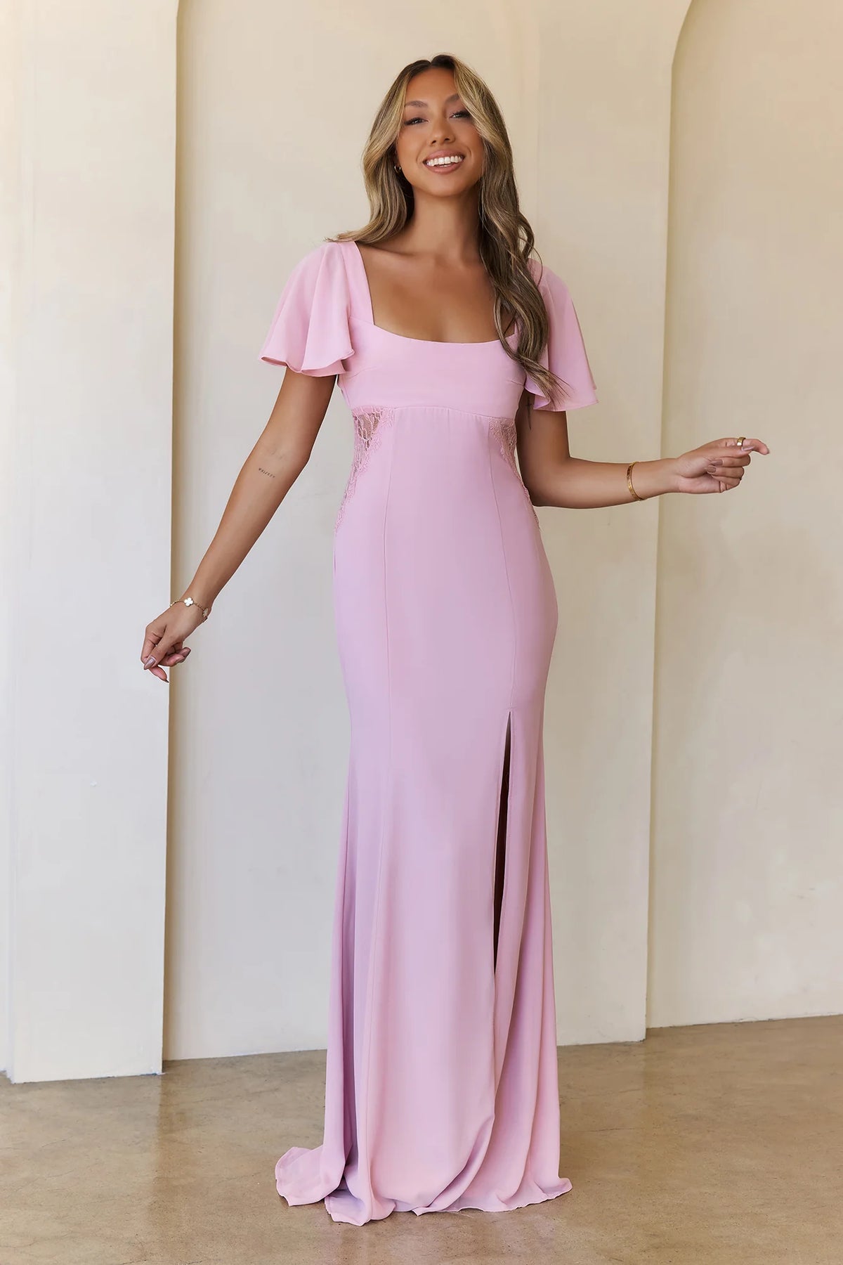 Sweeter Dreaming Maxi Dress Pink