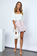 Favorite Track Skirt Pink