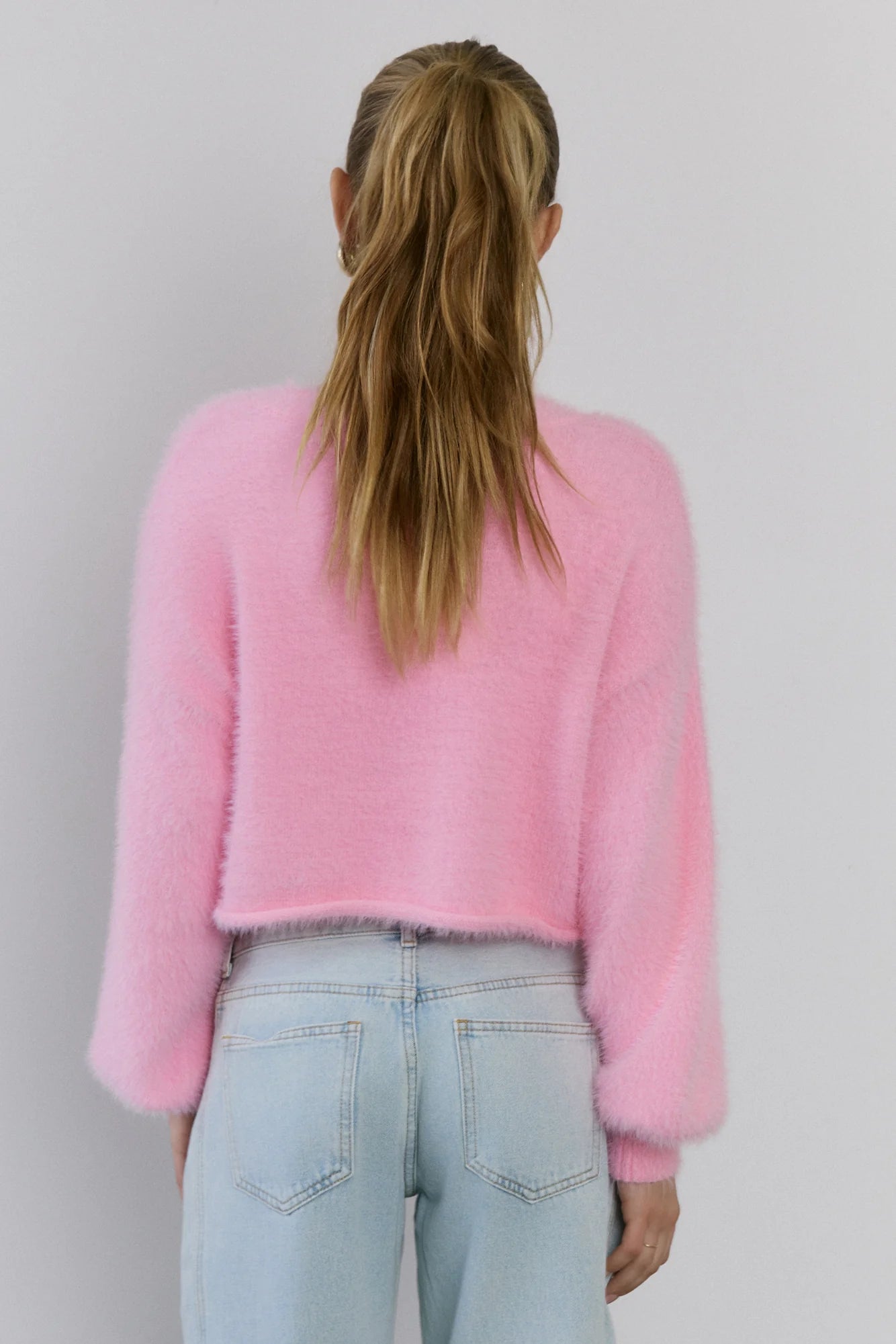 Cloud Nine Fluffy Cardigan Pink