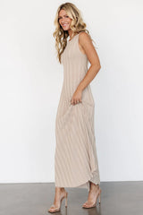 Skylar Tank Maxi Dress | Taupe