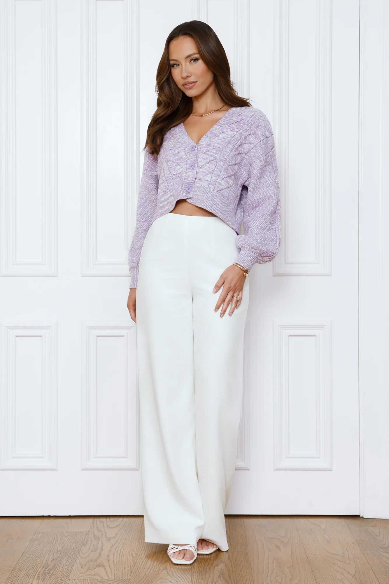 Cozying Up Cardigan Purple