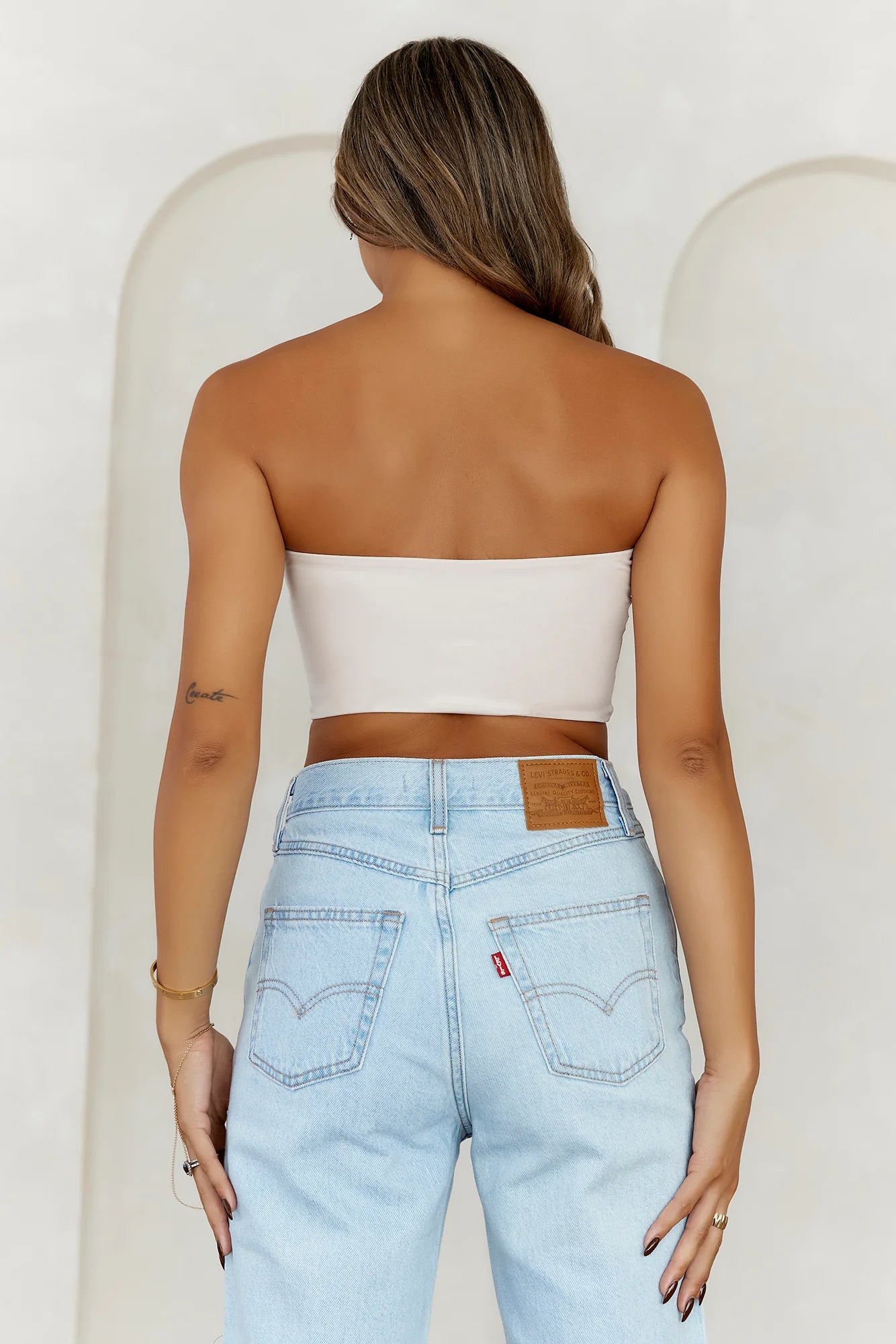 BASE Mix And Match Bandeau Oatmeal