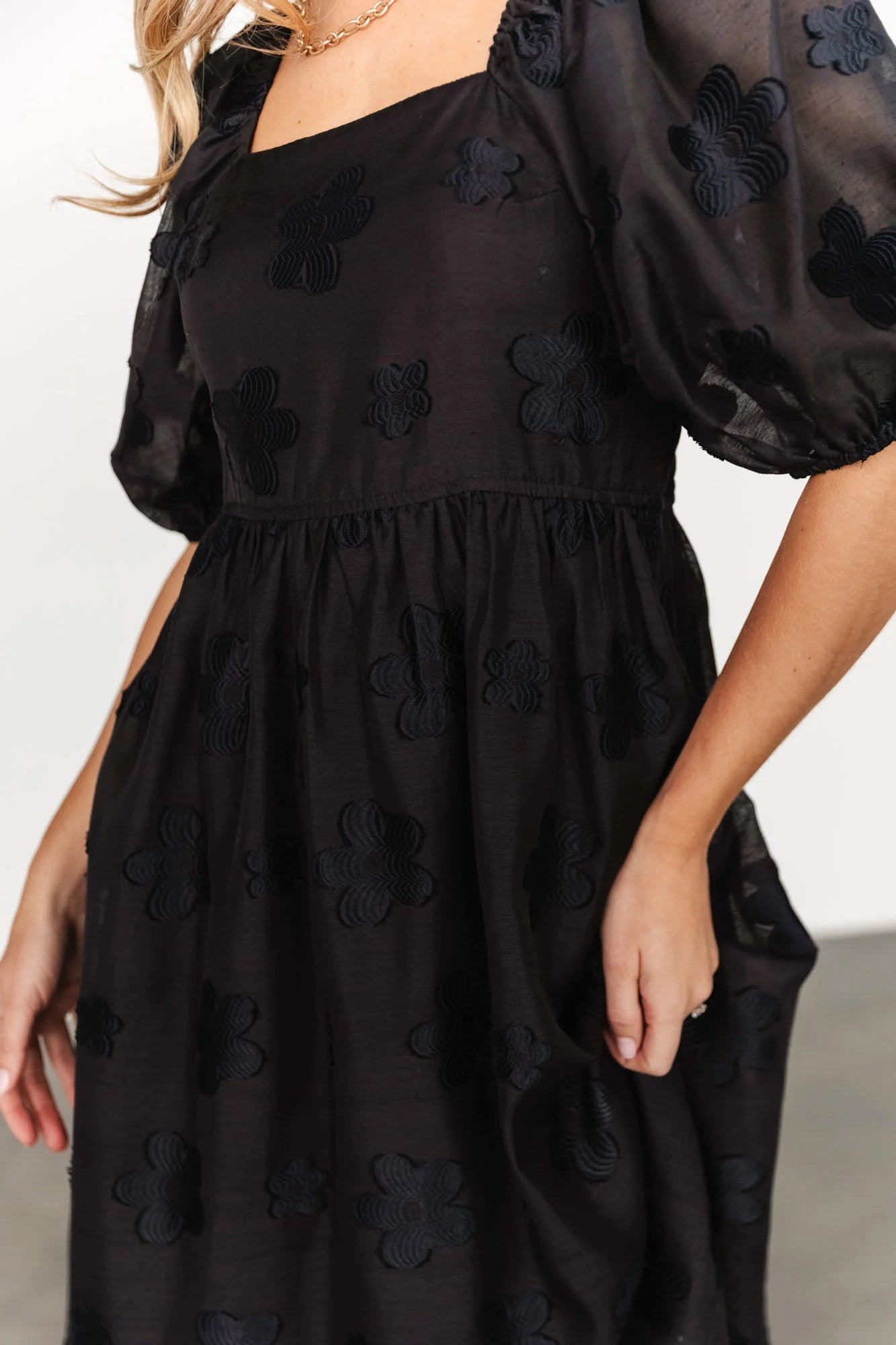 Daisy Short Dress | Black