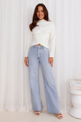 Winter Sun Sweater Top Cream