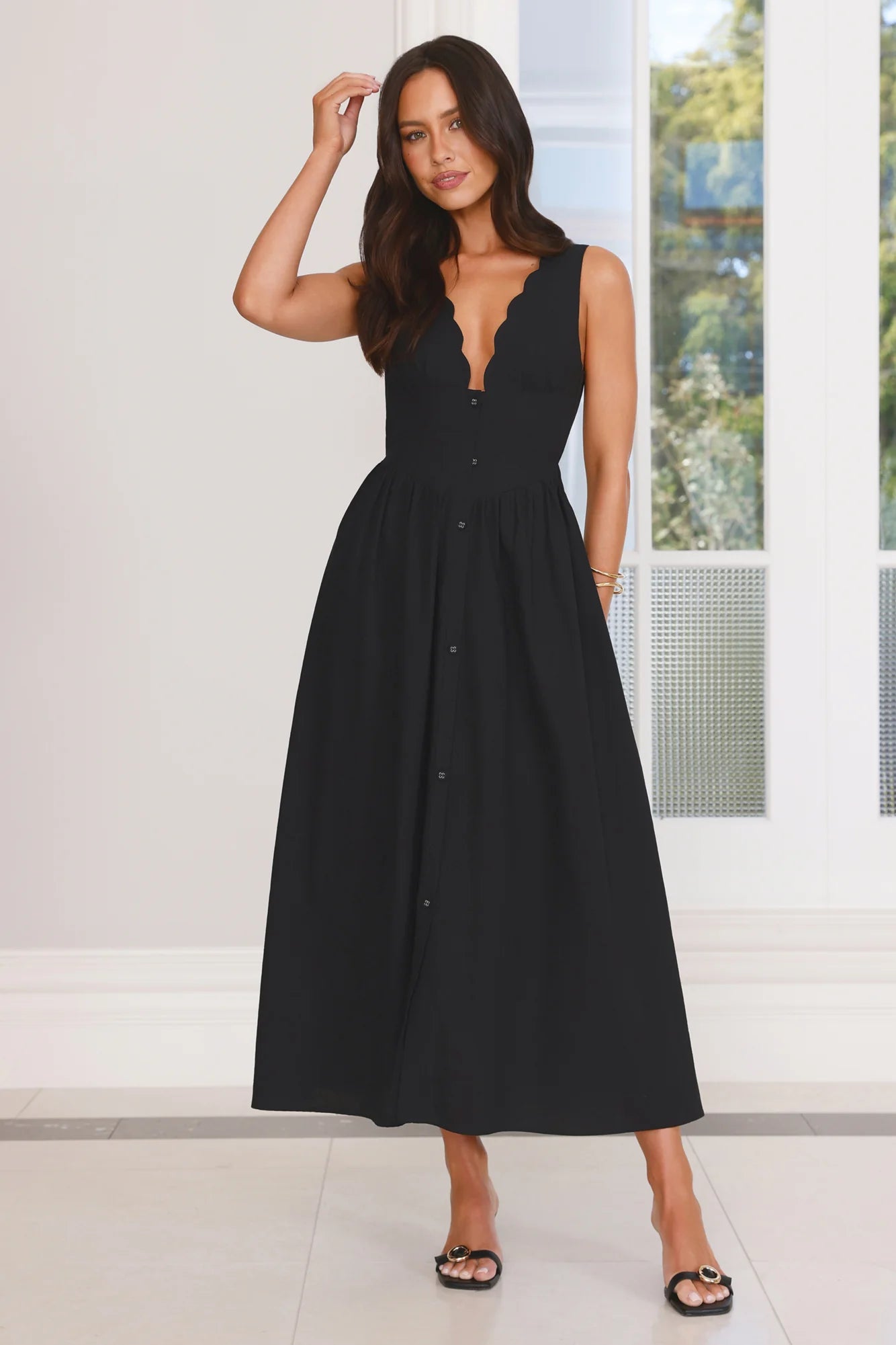 Chasing Daylight Maxi Dress Black