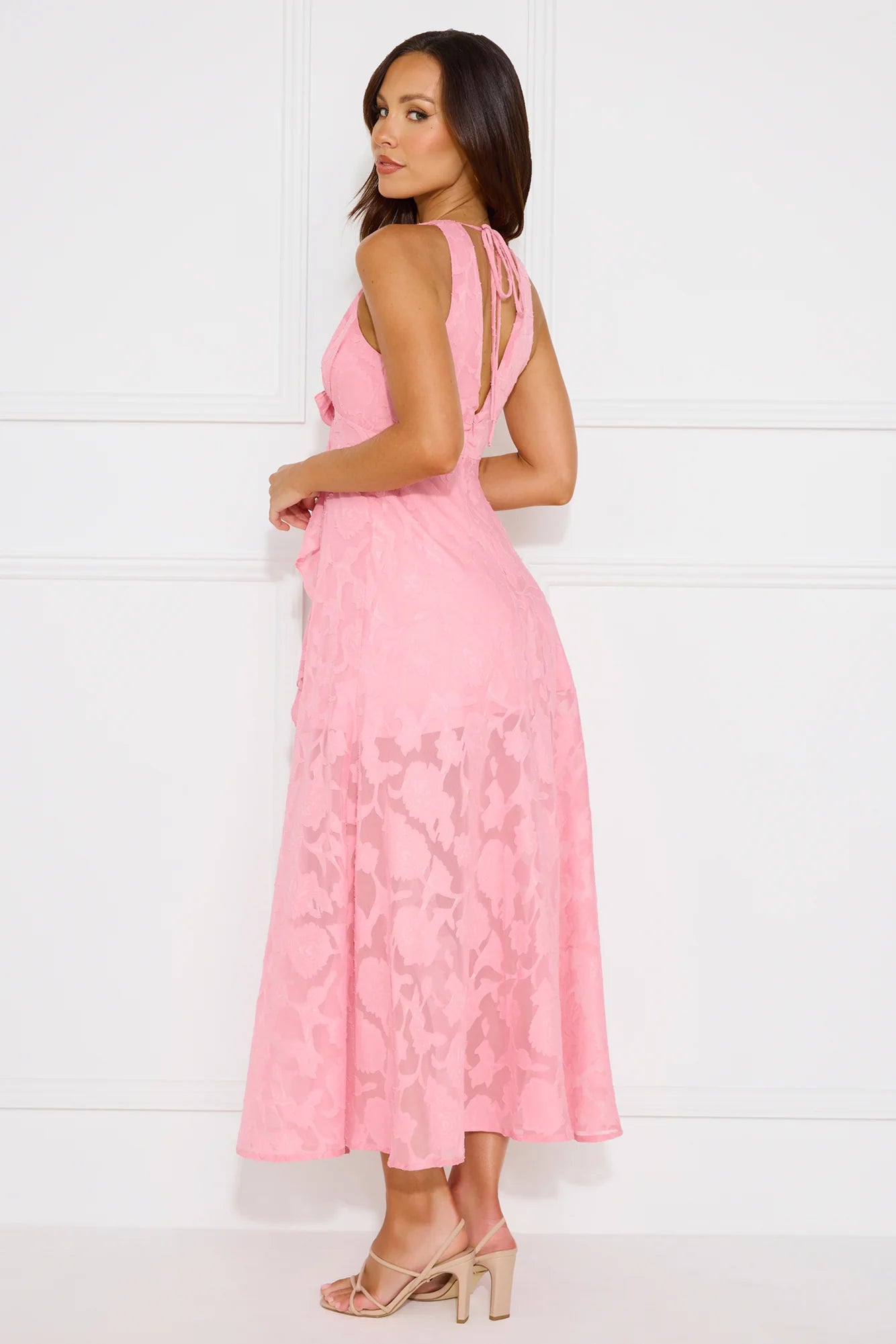 Art Of Girls Maxi Dress Pink