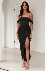 DEAR EMILIA Be Seen Midi Dress Black