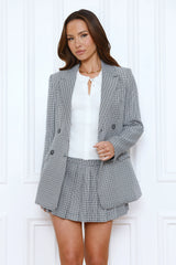 Yacht Club Pleated Mini Skort Black