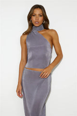 Fashion Retreat Crop Top Charcoal