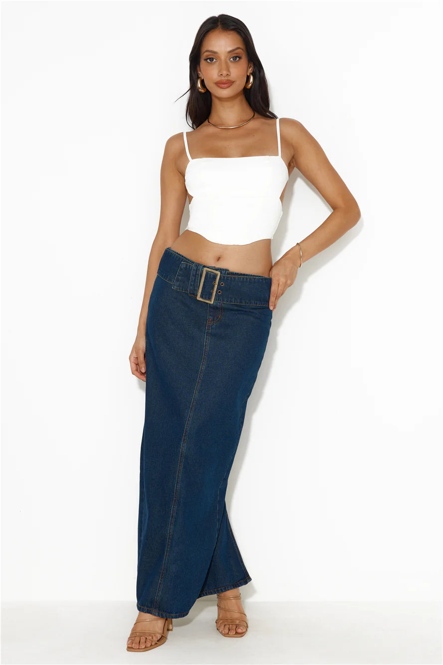 Fave Crop Top White