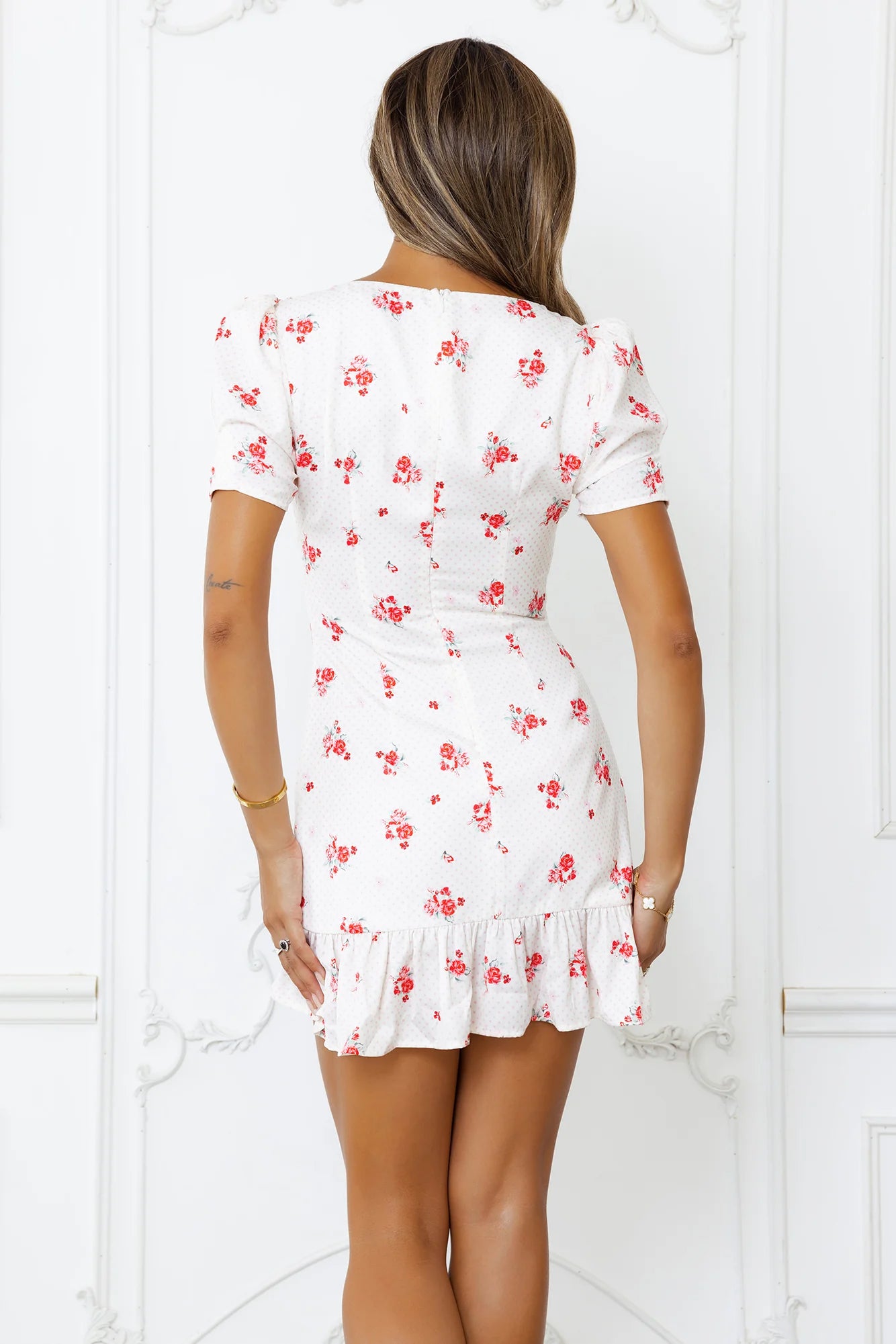 Wildflower Secrets Mini Dress White
