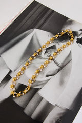 18k Gold Plated Stars Necklace Gold