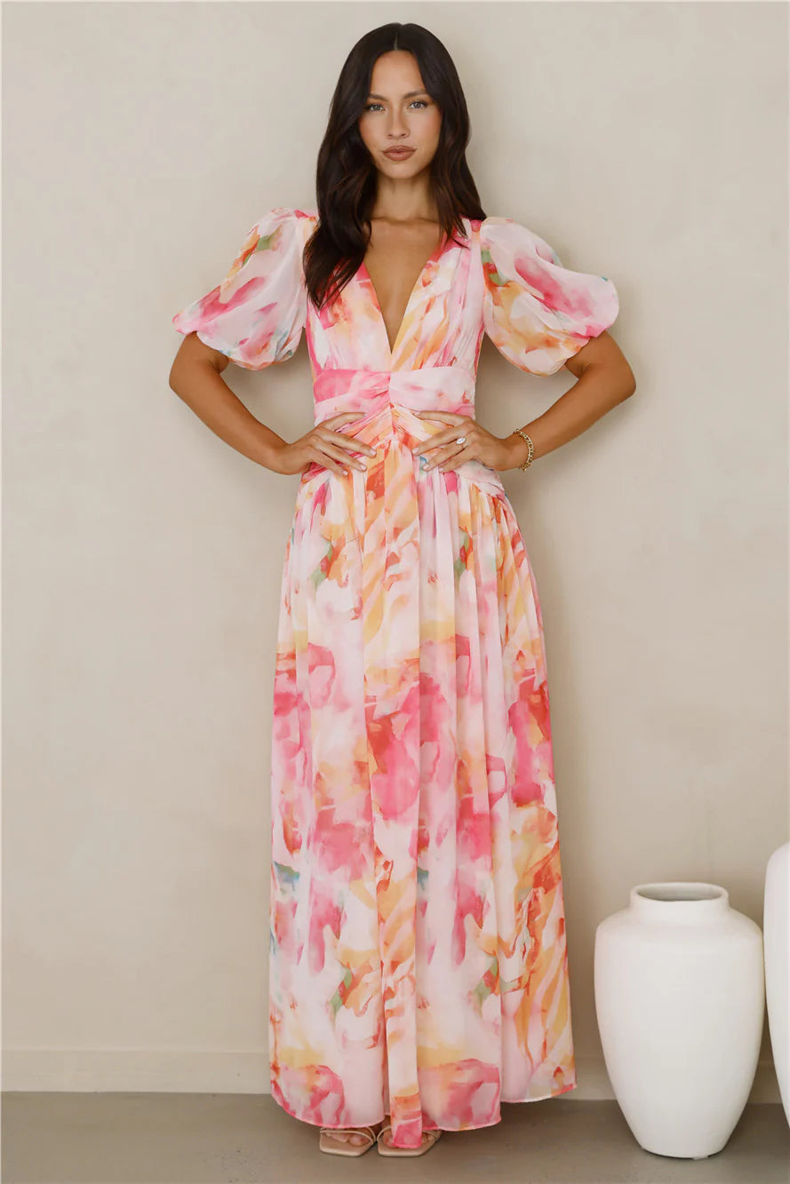 Creative Energy Maxi Dress Print