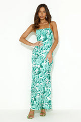 Good To Go Maxi Dress Green