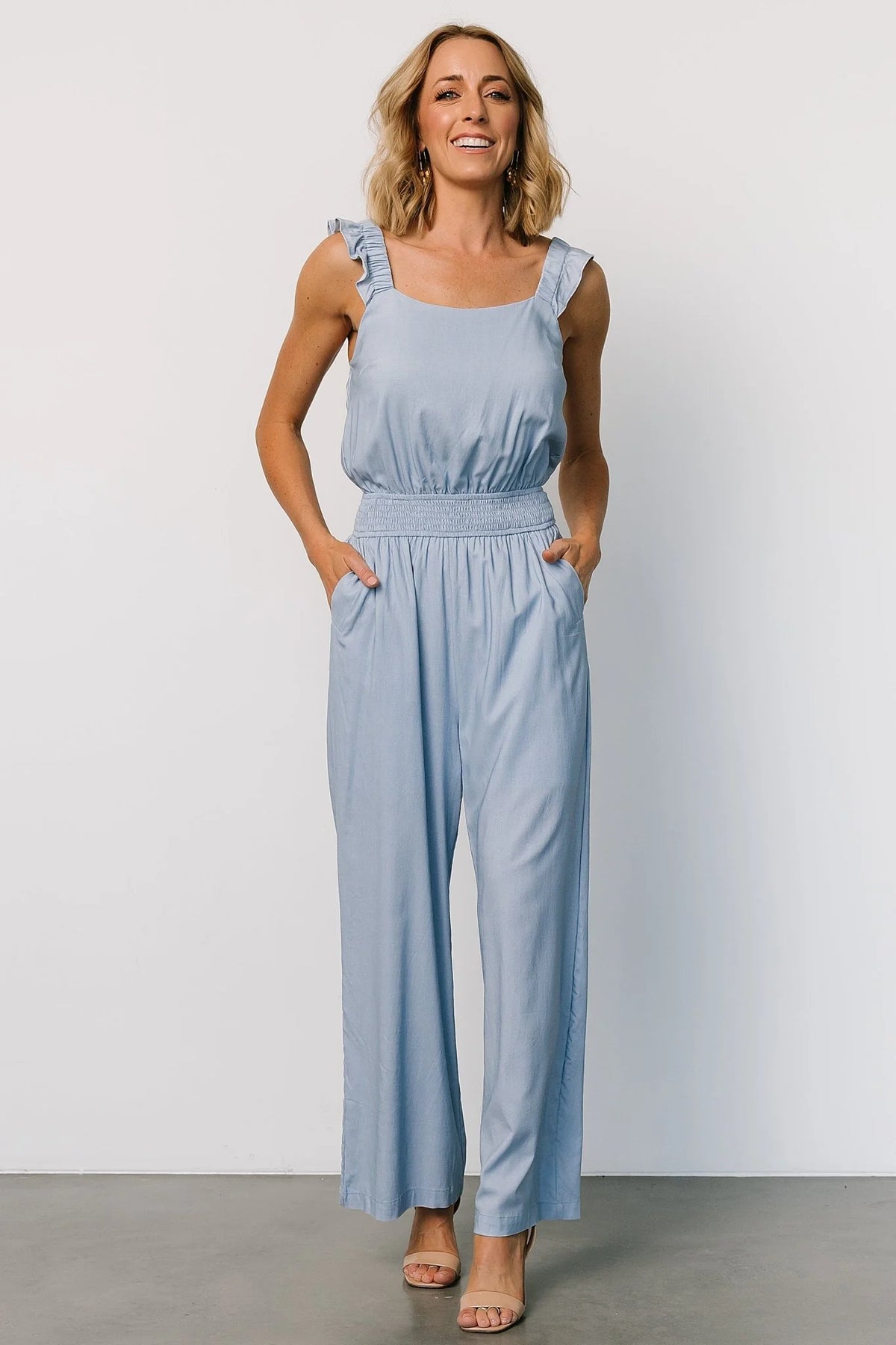 Robyn Jumpsuit | Denim Blue