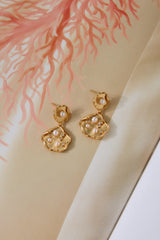 18k Gold Plated Kindness Earrings Gold