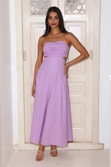Garden Dance Midi Dress Lilac