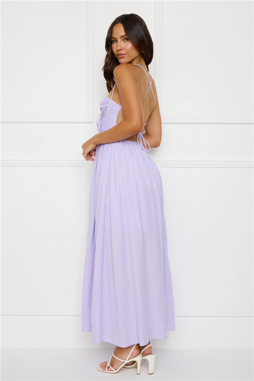 Discover Yourself Maxi Dress Lilac