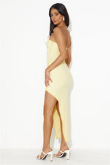 Casino Queen Midi Dress Yellow