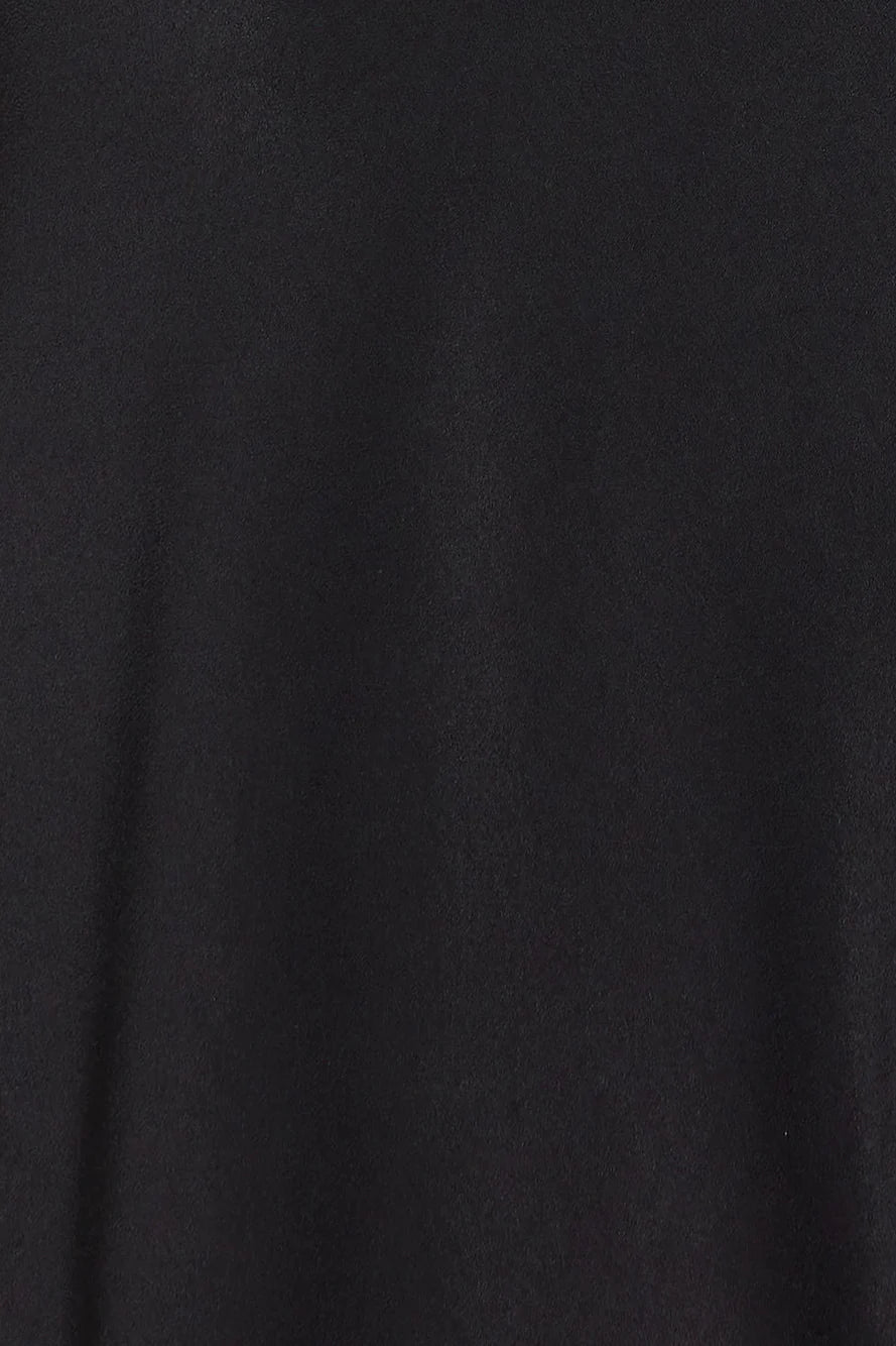 Diary Of Secrets Satin Maxi Skirt Black