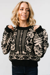 Salzburg Sweater | Black + Natural