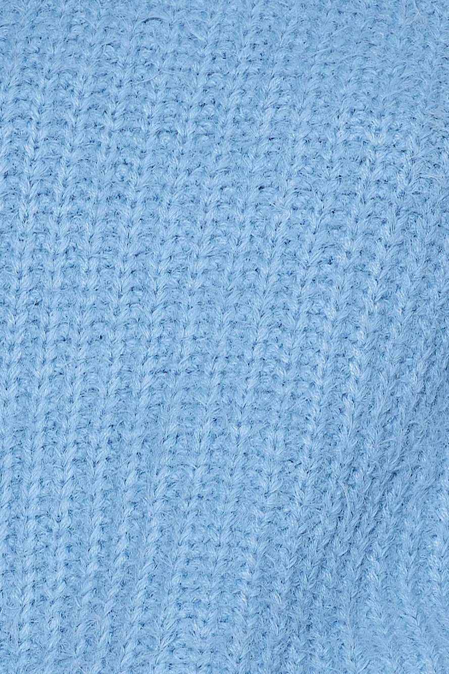 Dreamy Knitted Sweater Blue