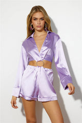 Topped The Charts Romper Lilac
