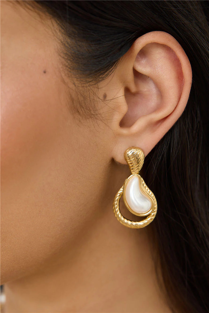 18k Gold Plated Coastal Escape Earrings Gold