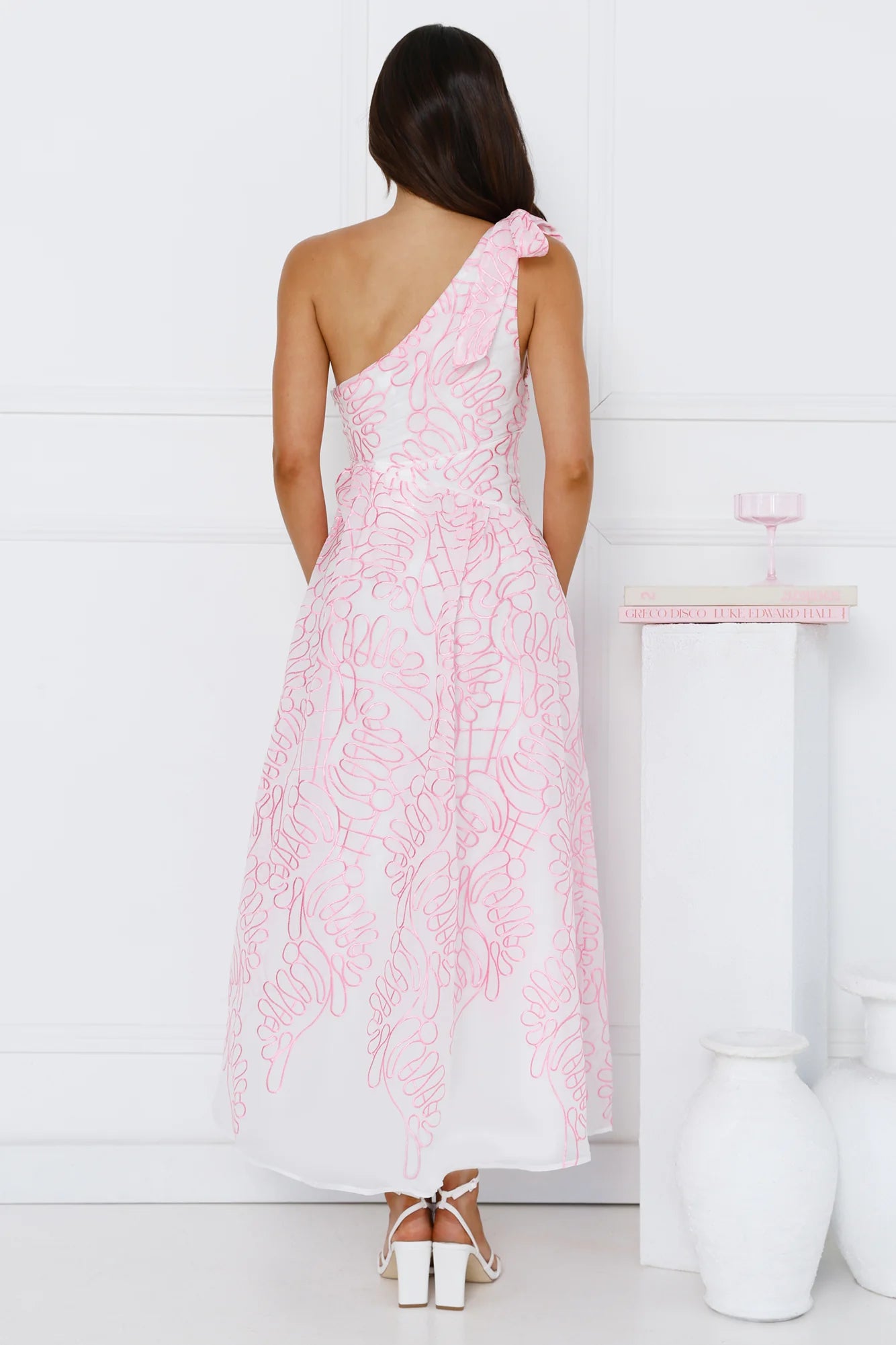 Wonder Love One Shoulder Maxi Dress White