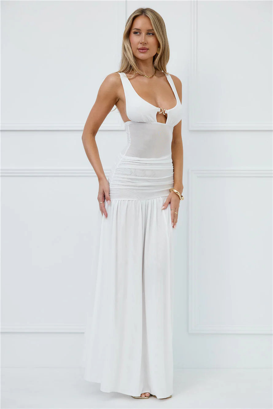 Denver Maxi Dress White