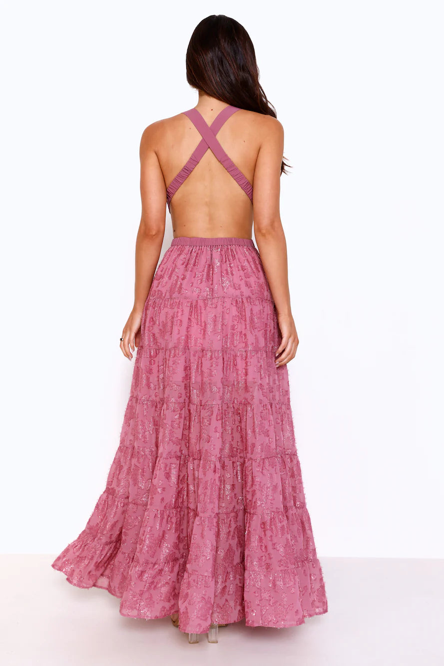 Crystal Cove Maxi Dress Pink