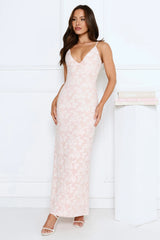 Dazzleberry Maxi Dress Pink
