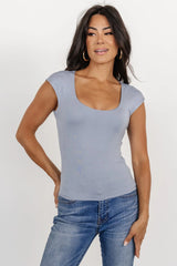 Ace Basic Top | Light Blue