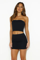 You Are Irresistible Crop Top Black