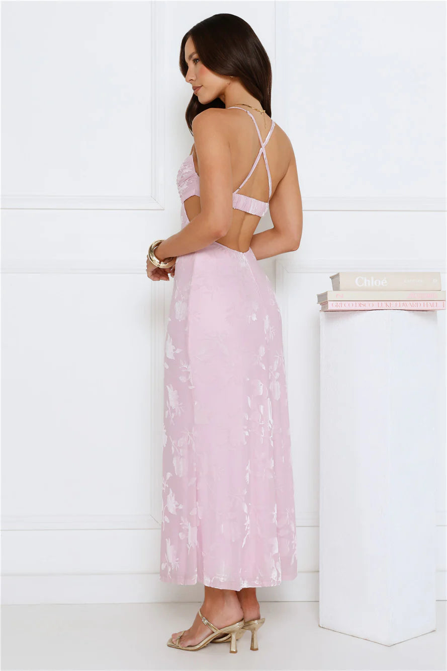 Twirl Into Fun Maxi Dress Lilac