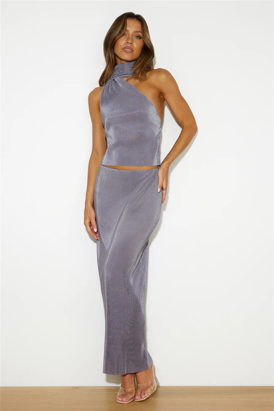 Fashion Retreat Crop Top Charcoal