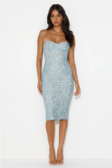 Evening Class Midi Dress Blue