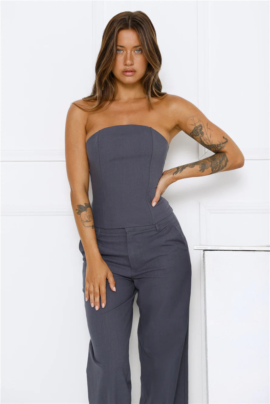 Untamed Corset Bodice Top Mineral