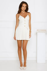 Day And Night Mini Dress Cream