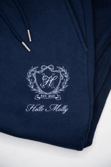 BASE Straight Leg Emblem Sweatpants Navy
