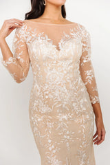 Dearest Lace Bridal Gown | Beige + Ivory