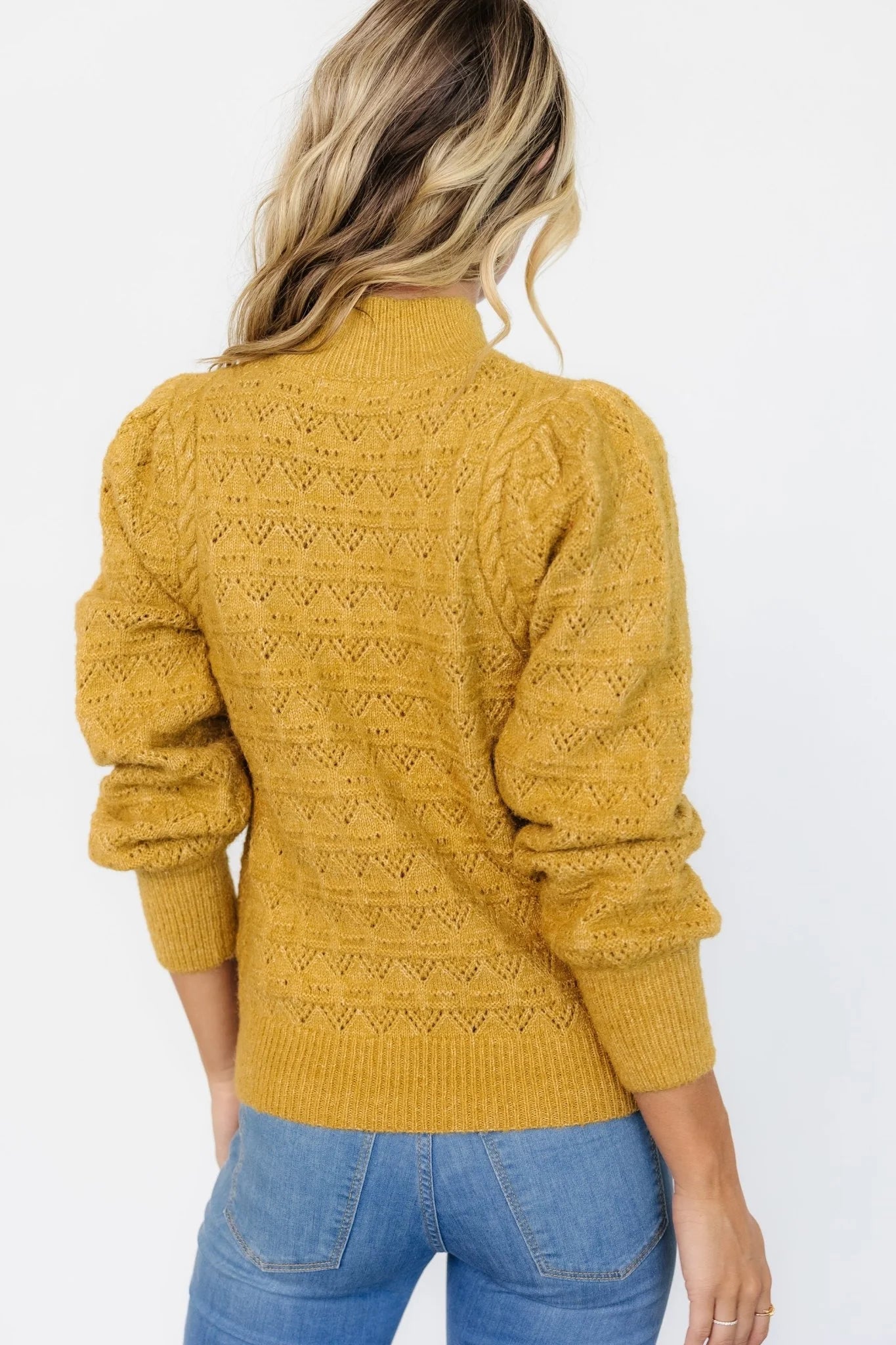 Grayson Sweater | Vintage Mustard