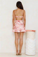 Floral Fun Mini Dress Pink