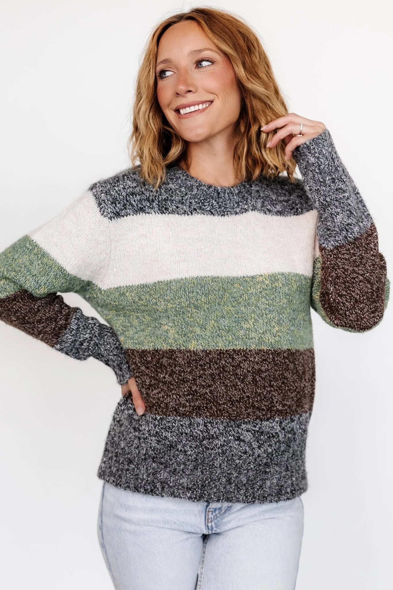 Ledger Sweater | Multi Stripe