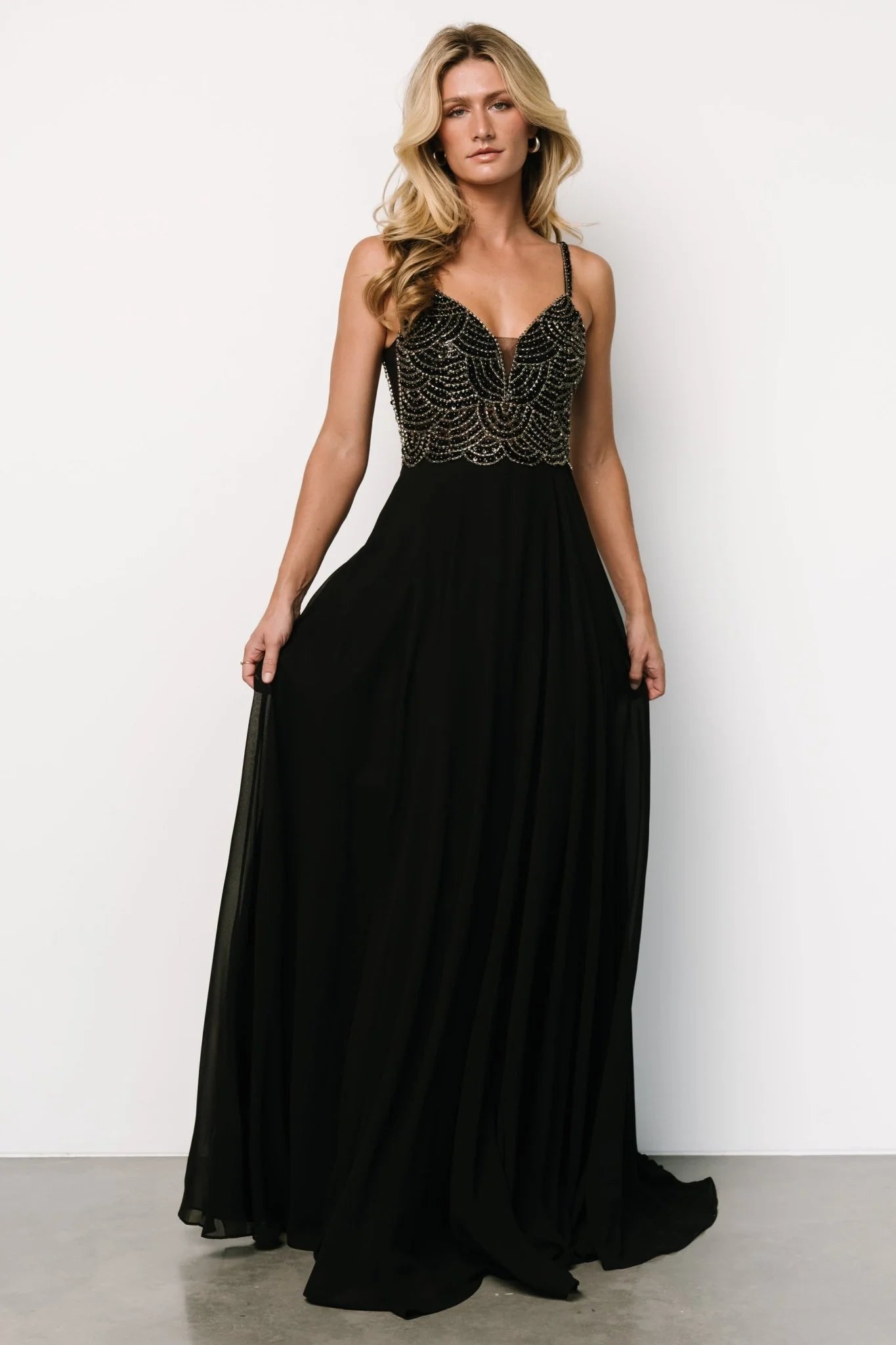 Honor Beaded Bridal Gown | Black