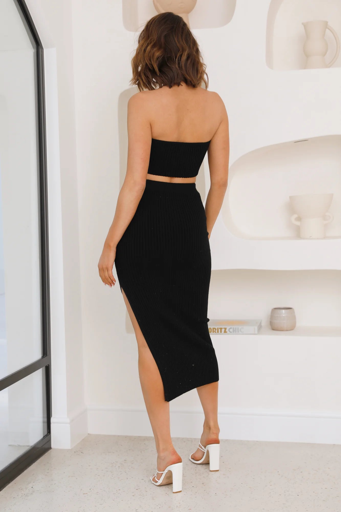 Fresh Air Maxi Skirt Black