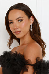 925 Silver Luxe Essence Earrings Silver
