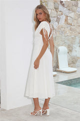 Dreamy Brunch Midi Dress White