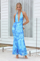 Extravagant Girl Maxi Dress Blue